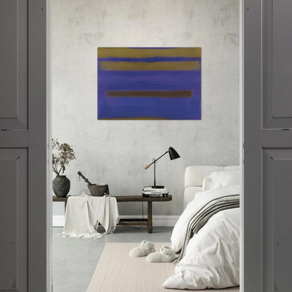 UNTITLED 1980 1 - Esteban Vicente Brushed Aluminum Print - 70x100 cm / 28x40 inches | Esteban Vicente Aluminum Print | Esteban Vicente Prints