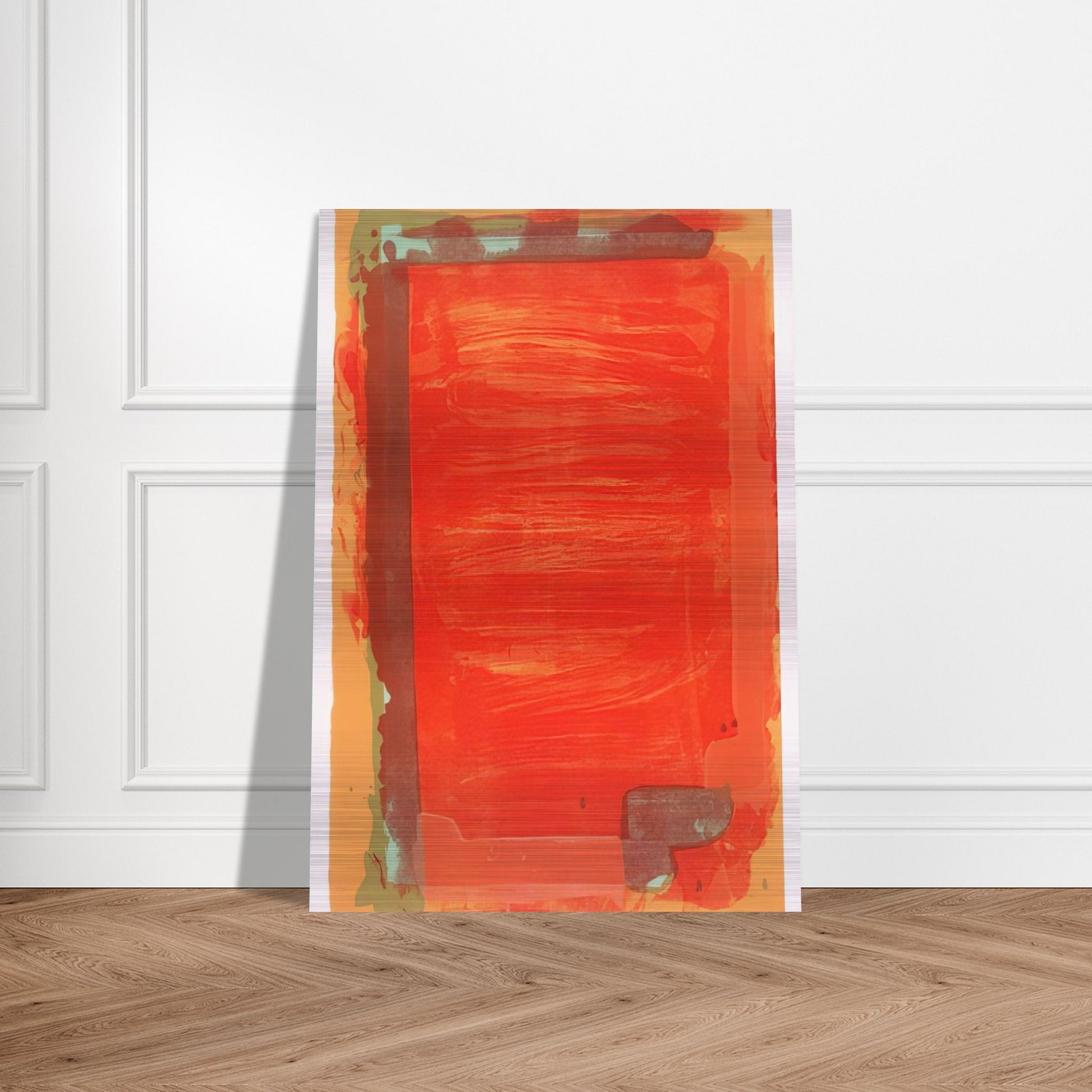 Untitled III - 1974 - John Hoyland Brushed Aluminum Print - 70x100 cm / 28x40 inches | John Hoyland Aluminum Print | John Hoyland Prints