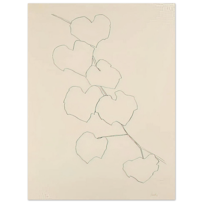 Ellsworth Kelly - Grape Leaves II  75x100 cm / 30x40inches Fine Art Poster