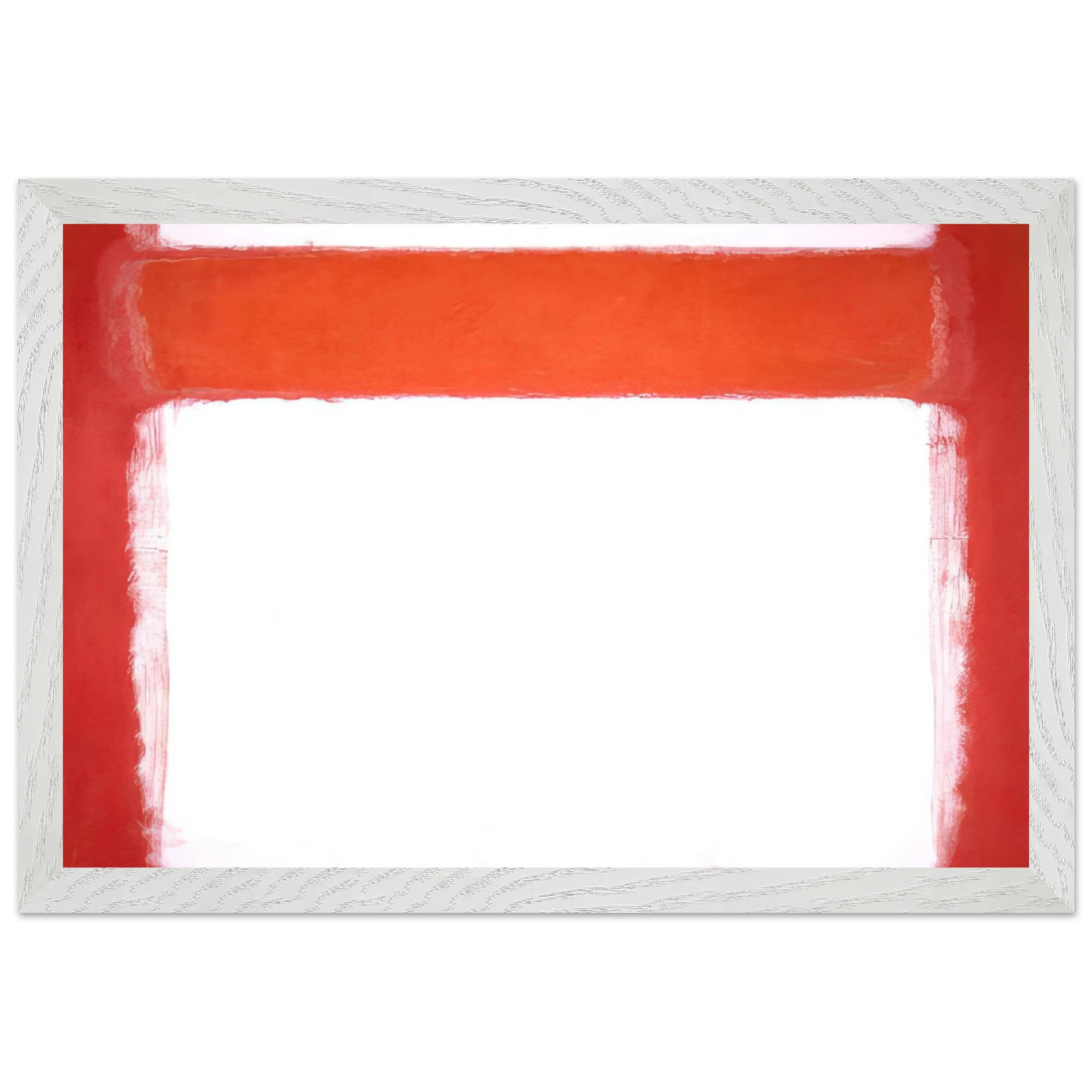 Mark Rothko - No. 16 - 1957 Wall Art - 30x40 cm / 12x16 inches - Premium Wooden Framed Poster With Fine Art Paper - Wood frame