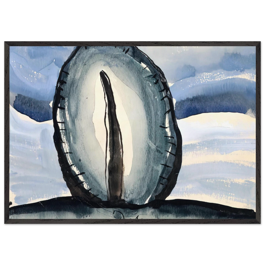 Tree - 1935 - Arthur Dove 70x100 cm / 28x40 inches Framed Art Print – Black Wooden Frame