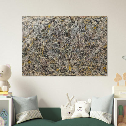 NUMBER 1 - Jackson Pollock Acrylic Print - 70x100 cm / 28x40″ inches