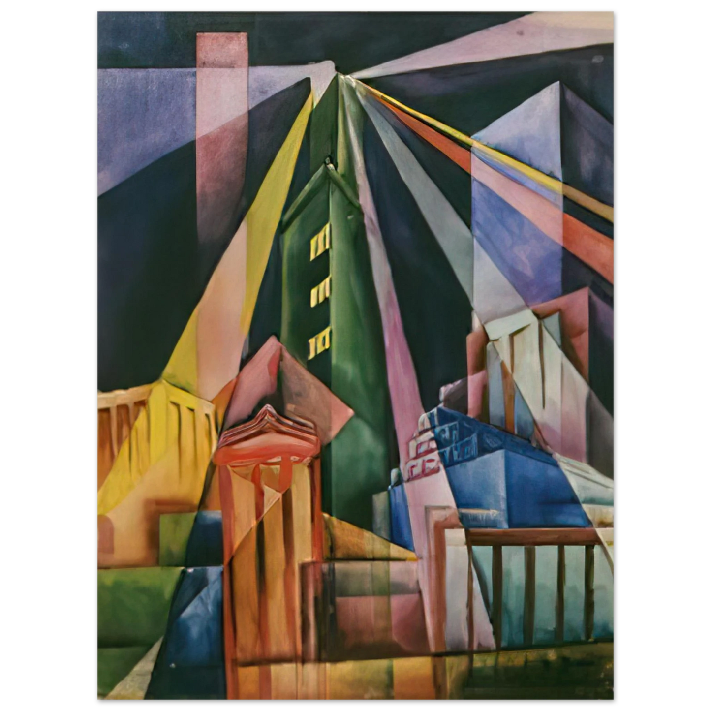 Konrad Zuse - Perspectives  75x100 cm / 30x40inches Fine Art Poster