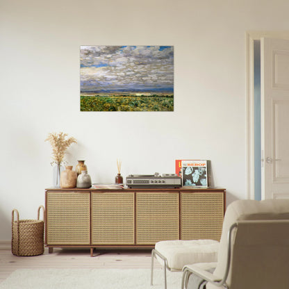 On the Snake River, Oregon - Childe Hassam Brushed Aluminum Print - 70x100 cm / 28x40 inches | Childe Hassam Aluminum Print | Childe Hassam Prints