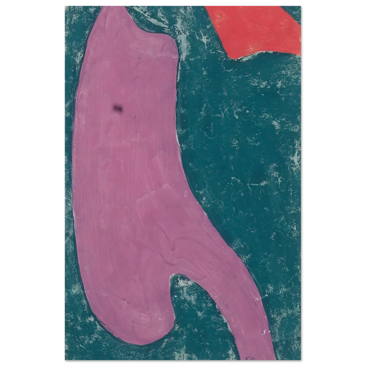 Etude de tissu - 1946 - Serge Poliakoff Art Prints - 100x150 cm / 40x60″ inches | Serge Poliakoff Poster | Serge Poliakoff Prints