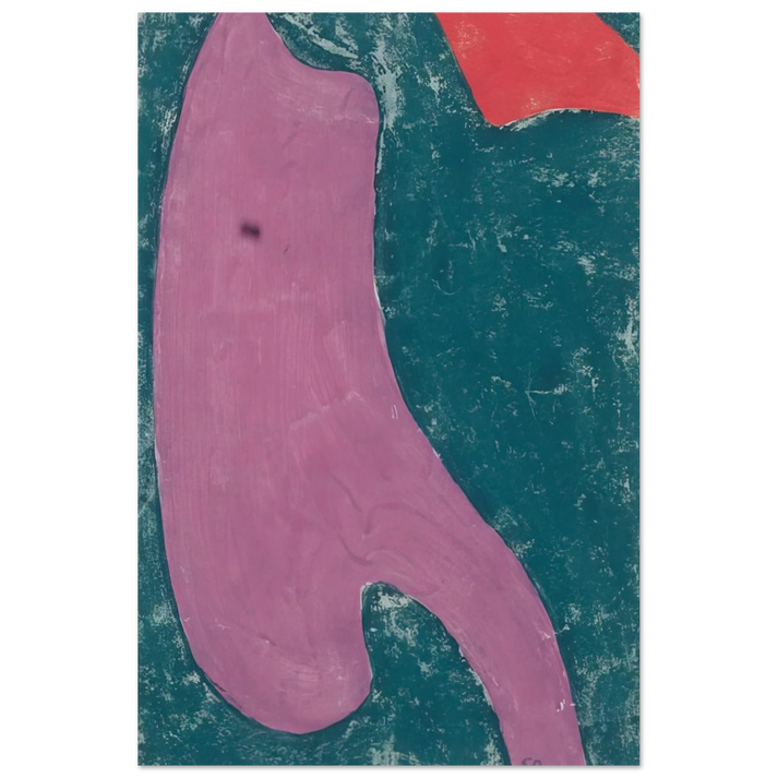 Etude de tissu - 1946 - Serge Poliakoff Art Prints - 100x150 cm / 40x60″ inches | Serge Poliakoff Poster | Serge Poliakoff Prints