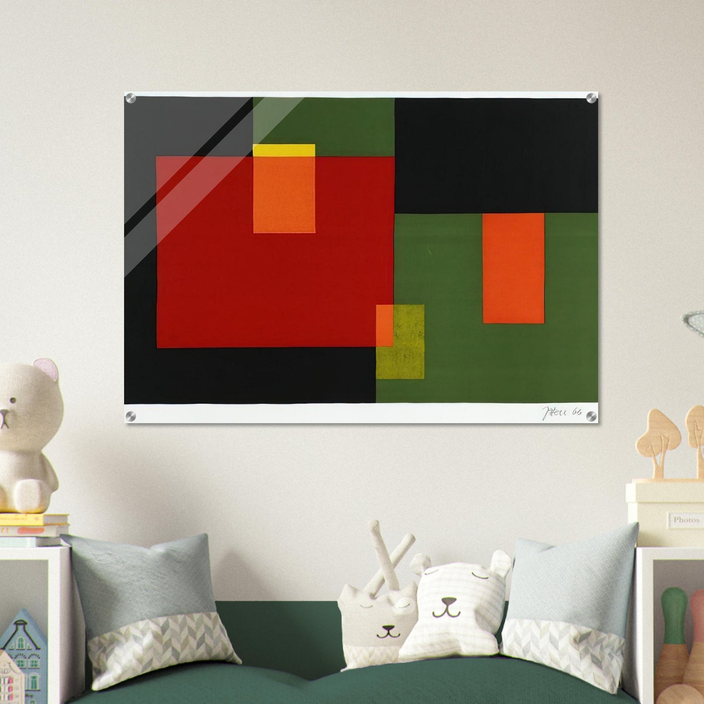 Untitled - 1966 - Johannes Itten Acrylic Print - 70x100 cm / 28x40″ inches