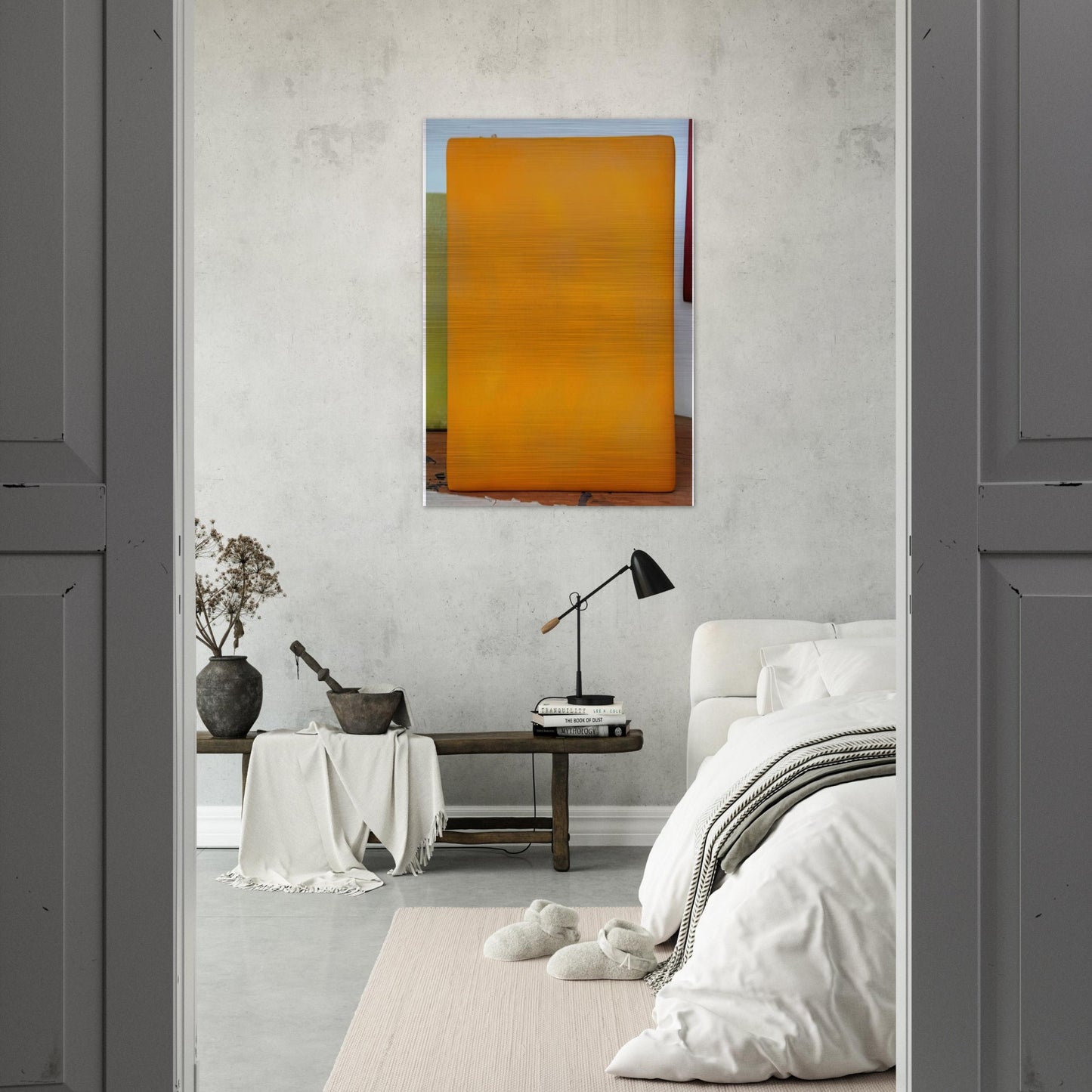 CALDO 2002 - Gotthard Graubner Brushed Aluminum Print - 70x100 cm / 28x40 inches | Gotthard Graubner Aluminum Print | Gotthard Graubner Prints