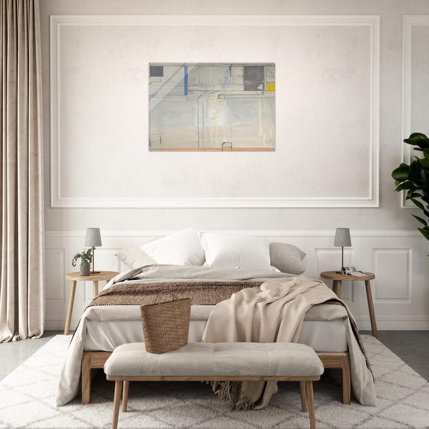 Ocean Park #131 - Richard Diebenkorn Acrylic Print - 70x100 cm / 28x40″ inches