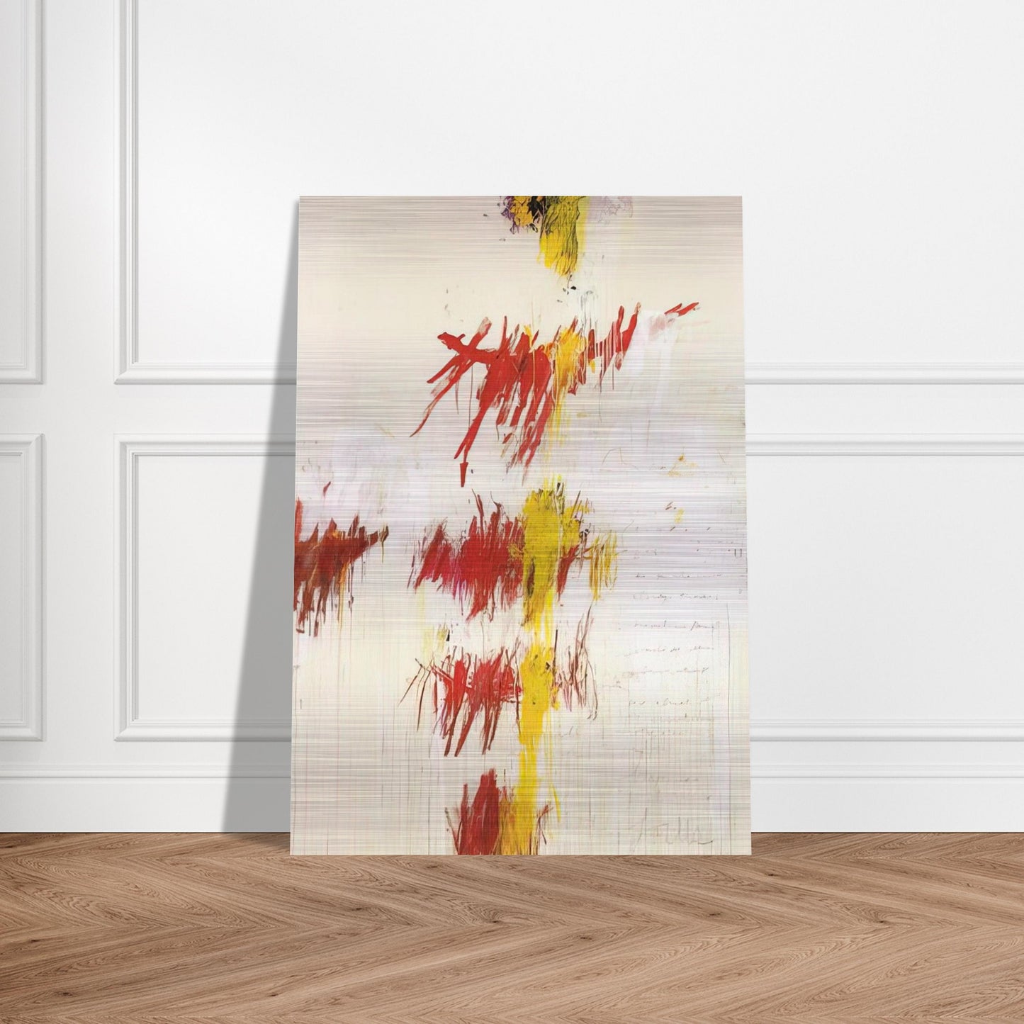 Quattro Stagioni II. Primavera - Cy Twombly Brushed Aluminum Print - 70x100 cm / 28x40 inches | Cy Twombly Aluminum Print | Cy Twombly Prints