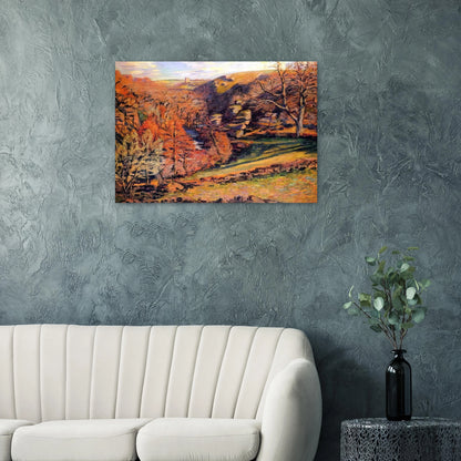 Madness Ravine, Crozant - Armand Guillaumin Brushed Aluminum Print - 70x100 cm / 28x40 inches | Armand Guillaumin Aluminum Print | Armand Guillaumin Prints