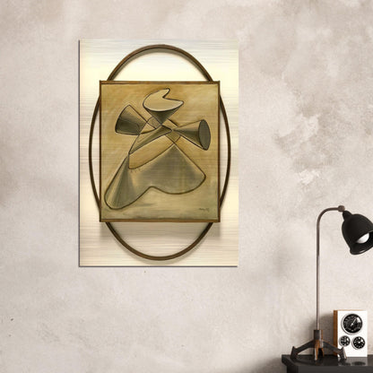 SHAKESPEAREAN EQUATION KING LEAR - Man Ray Brushed Aluminum Print - 70x100 cm / 28x40 inches | Man Ray Aluminum Print | Man Ray Prints