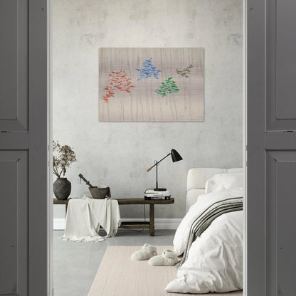 Colors on Gray - 1975 - Robert Goodnough Brushed Aluminum Print - 70x100 cm / 28x40 inches | Robert Goodnough Aluminum Print | Robert Goodnough Prints