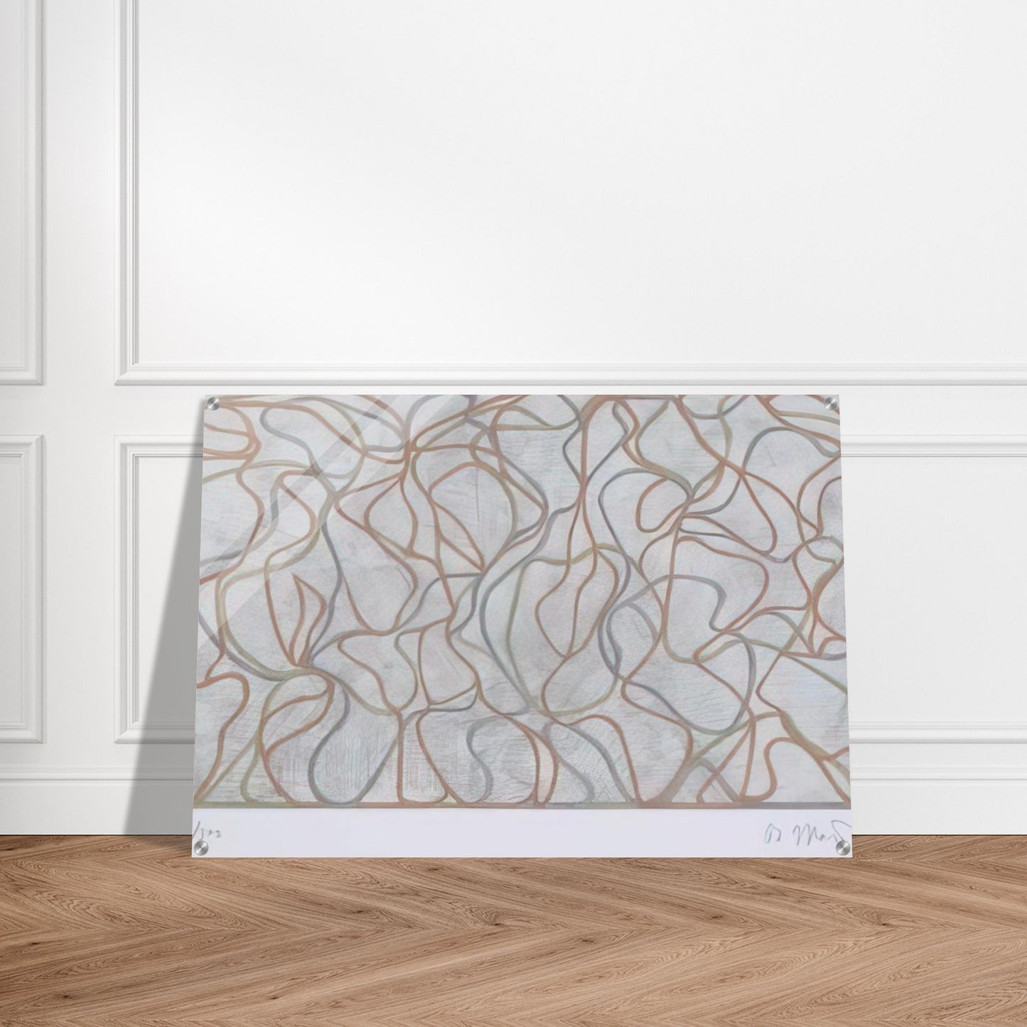 Distant Muses - 2000 - Brice Marden Acrylic Print - 70x100 cm / 28x40″ inches