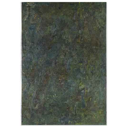 STRAW 1982 - Milton Resnick Brushed Aluminum Print - 70x100 cm / 28x40 inches | Milton Resnick Aluminum Print | Milton Resnick Prints