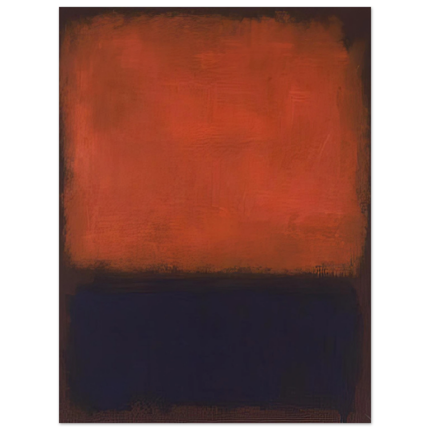 Mark Rothko - No. 14 - 1960 Wall Art - 21x29.7 cm / 8x12" - Fine Art Poster-canvas - -