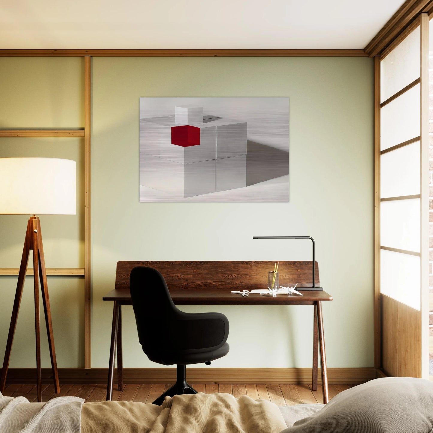 Eye of Guara. # 6 - 1983 - Lygia Pape Brushed Aluminum Print - 70x100 cm / 28x40 inches | Lygia Pape Aluminum Print | Lygia Pape Prints