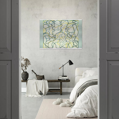 Second Letter Zen Spring - 2009 - Brice Marden Brushed Aluminum Print - 70x100 cm / 28x40 inches | Brice Marden Aluminum Print | Brice Marden Prints