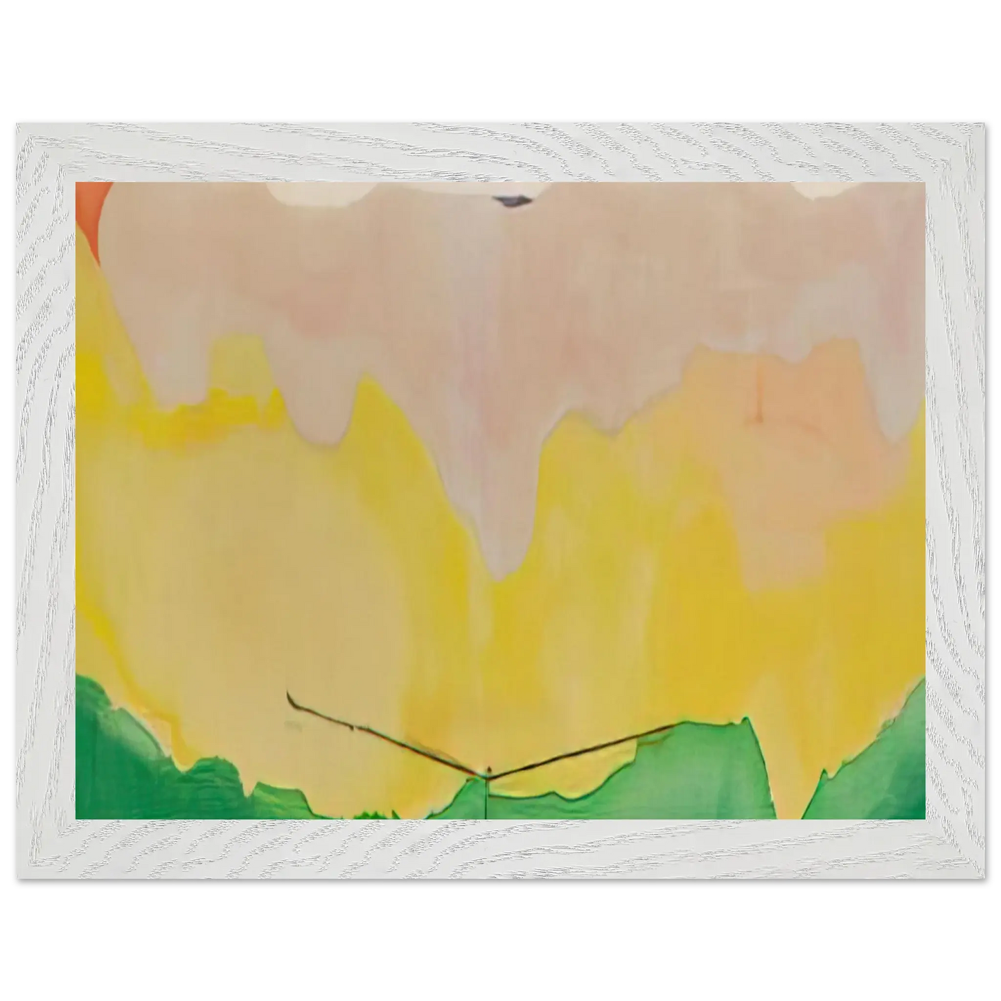 Helen Frankenthaler - Boulevard - 1973 Wall art - A3 (29.7 x 42  cm) - Premium Wooden Framed Poster With Fine Art Paper - Wood frame