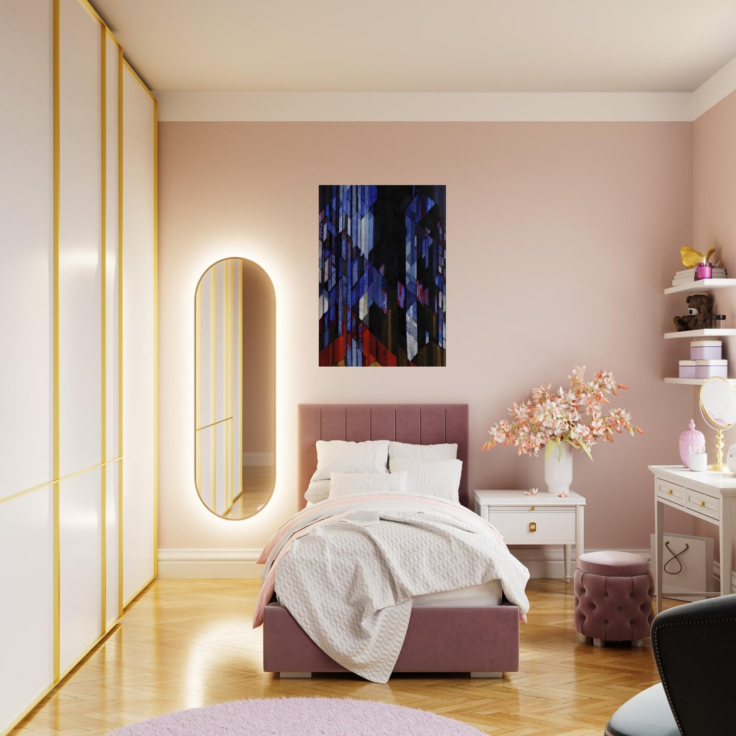 Cathedral - Frantisek Kupka Brushed Aluminum Print - 70x100 cm / 28x40 inches | Frantisek Kupka Aluminum Print | Frantisek Kupka Prints