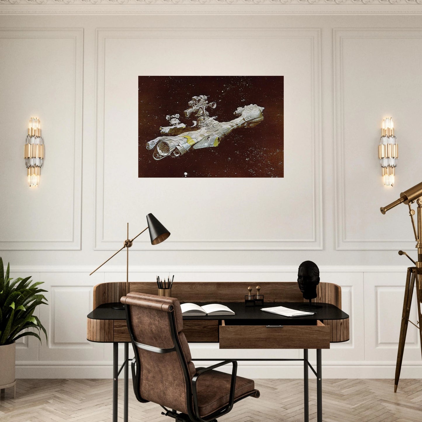 Chris Foss - Chris Foss Brushed Aluminum Print - 70x100 cm / 28x40 inches | Chris Foss Aluminum Print | Chris Foss Prints