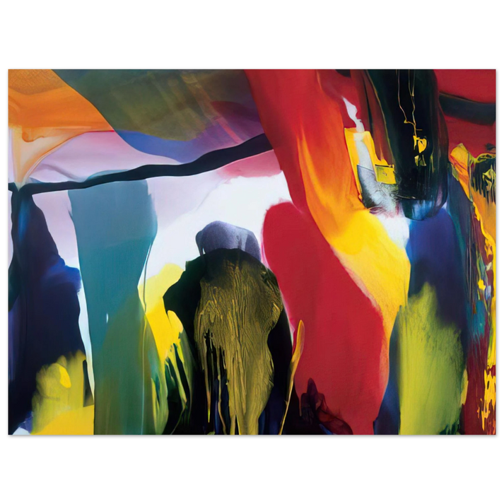 Paul Jenkins - Phenomena Solstice Encounter  75x100 cm / 30x40inches Fine Art Poster