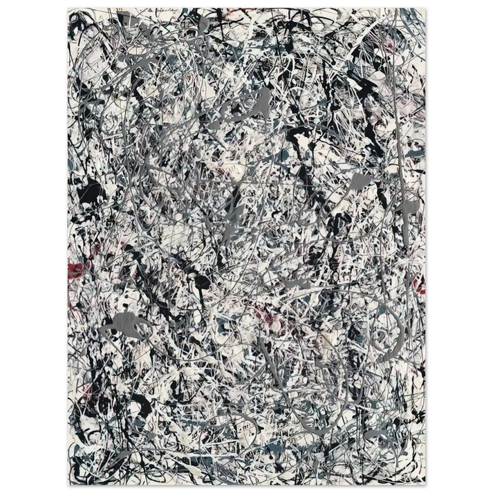 Jackson Pollock - NUMBER 19 1948  75x100 cm / 30x40inches Fine Art Poster