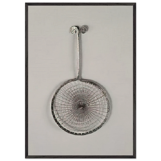 MILK SKIMMER 1940 - Alexander Calder 70x100 cm / 28x40 inches Framed Art Print – Black Wooden Frame
