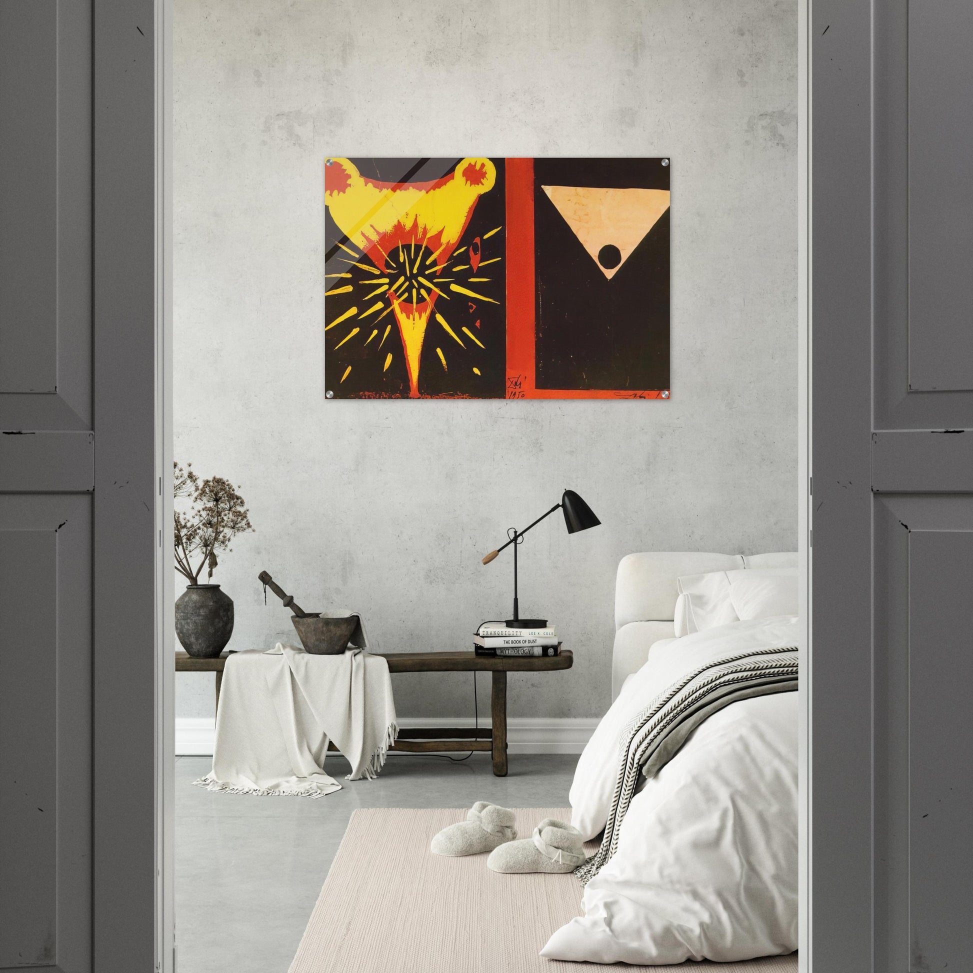 STUDY FOR CHRIST OF ST JOHN OF THE CROSS 1951 - Salvador Dali Acrylic Print - 70x100 cm / 28x40″ inches | Salvador Dali Wall Art | Salvador Dali Prints