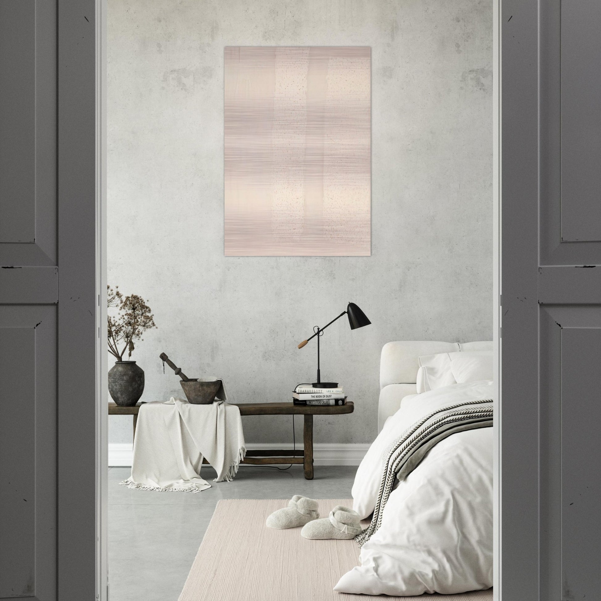 Manual - Robert Ryman Brushed Aluminum Print - 70x100 cm / 28x40 inches | Robert Ryman Aluminum Print | Robert Ryman Prints