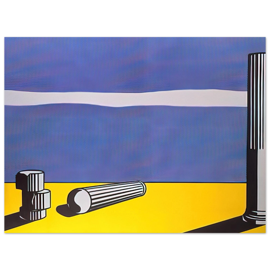 Roy Lichtenstein - RUINS 1965  75x100 cm / 30x40inches Fine Art Poster