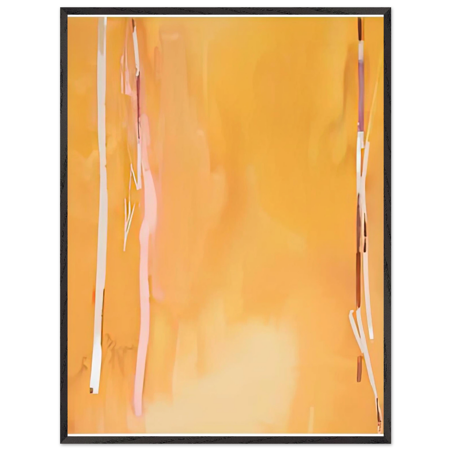 Helen Frankenthaler - Harvest II, 1975- Wall Art - 60x80 cm / 24x32 inches - Premium Wooden Framed Poster With Fine Art Paper-canvas - Wood frame