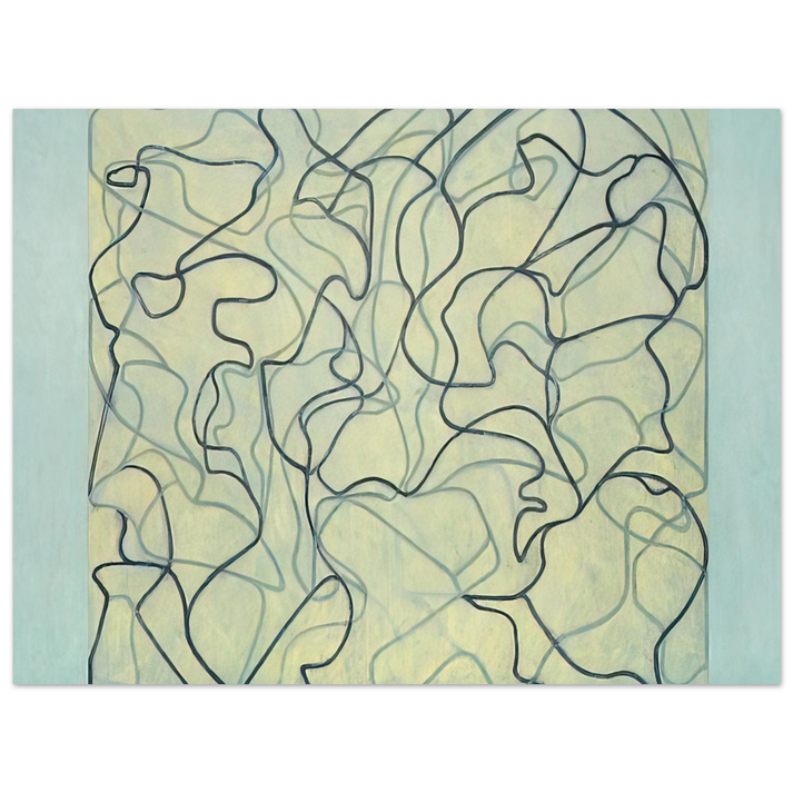 Brice Marden - First Letter - 2009  75x100 cm / 30x40inches Fine Art Poster