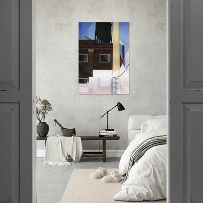 And the Home of the Brave - 1931 - Charles Demuth Brushed Aluminum Print - 70x100 cm / 28x40 inches | Charles Demuth Aluminum Print | Charles Demuth Prints