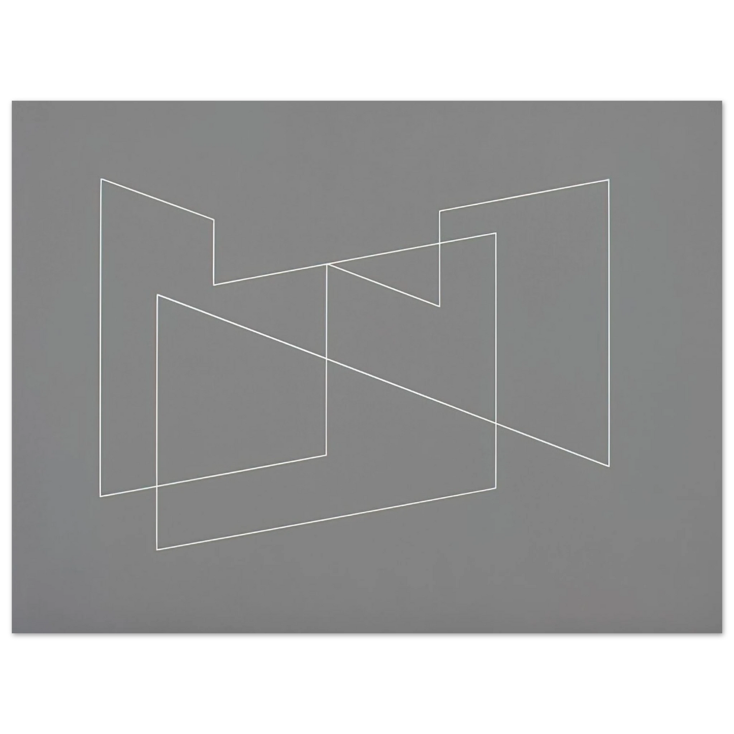 Josef Albers - STRUCTURAL INDICATION 1948  75x100 cm / 30x40inches Fine Art Poster