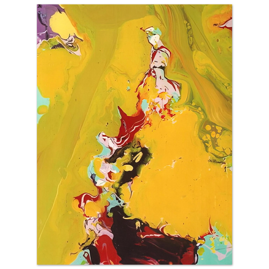 Sam Francis - Untitled  SFP86-165   75x100 cm / 30x40inches Fine Art Poster
