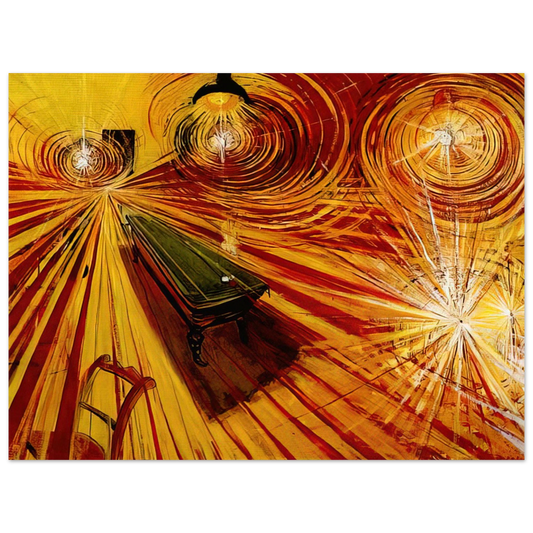 Brett Whiteley - Night Cafe - 1972  75x100 cm / 30x40inches Fine Art Poster