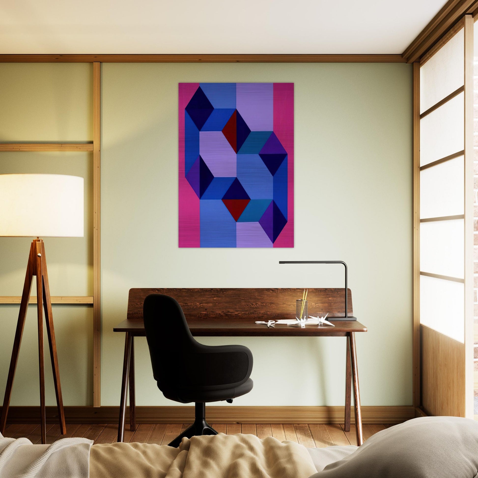 Untitled - Concretism - Tomas Maldonado Brushed Aluminum Print - 70x100 cm / 28x40 inches | Tomas Maldonado Aluminum Print | Tomas Maldonado Prints