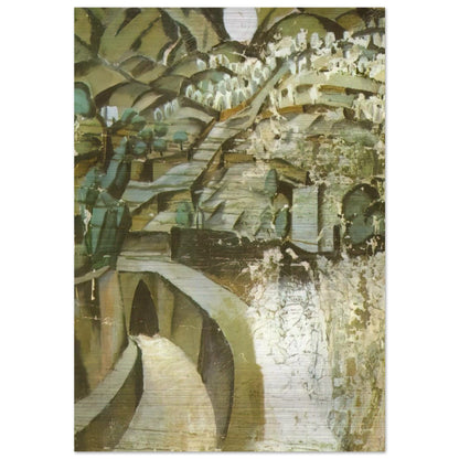 LA JORNETA - Salvador Dali Brushed Aluminum Print - 70x100 cm / 28x40 inches | Salvador Dali Aluminum Print | Salvador Dali Prints