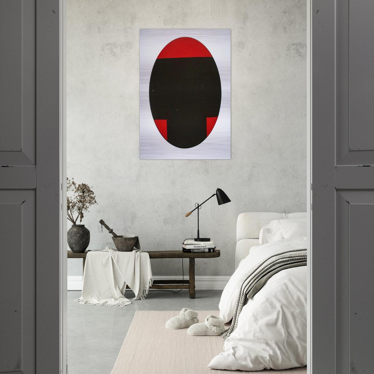 Big T - Hard Edge Painting - Leon Polk Smith Brushed Aluminum Print - 70x100 cm / 28x40 inches | Leon Polk Smith Aluminum Print | Leon Polk Smith Prints