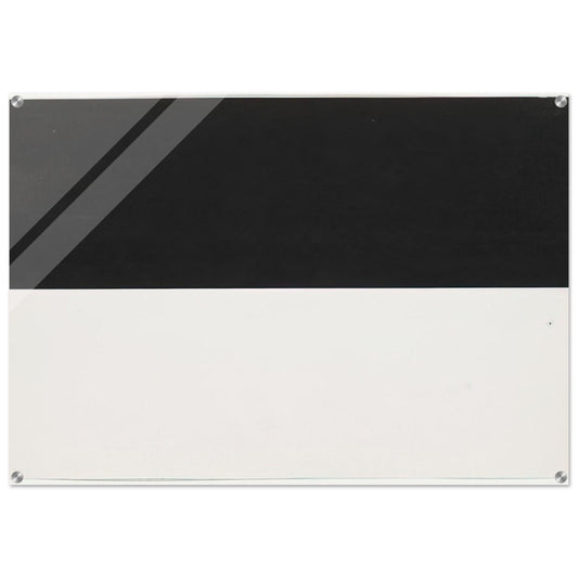 Black and White from the series Line Form Color - Ellsworth Kelly Acrylic Print - 70x100 cm / 28x40″ inches