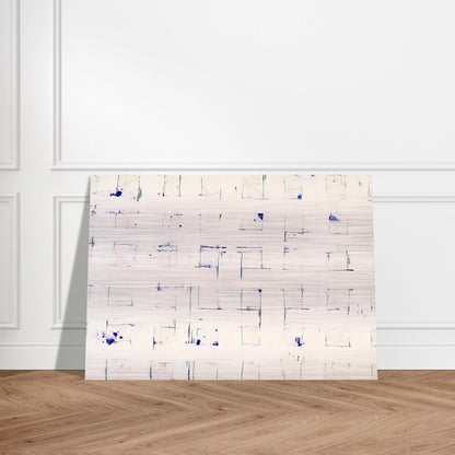 Untitled  SFM83-338  - Sam Francis Brushed Aluminum Print - 70x100 cm / 28x40 inches | Sam Francis Aluminum Print | Sam Francis Prints
