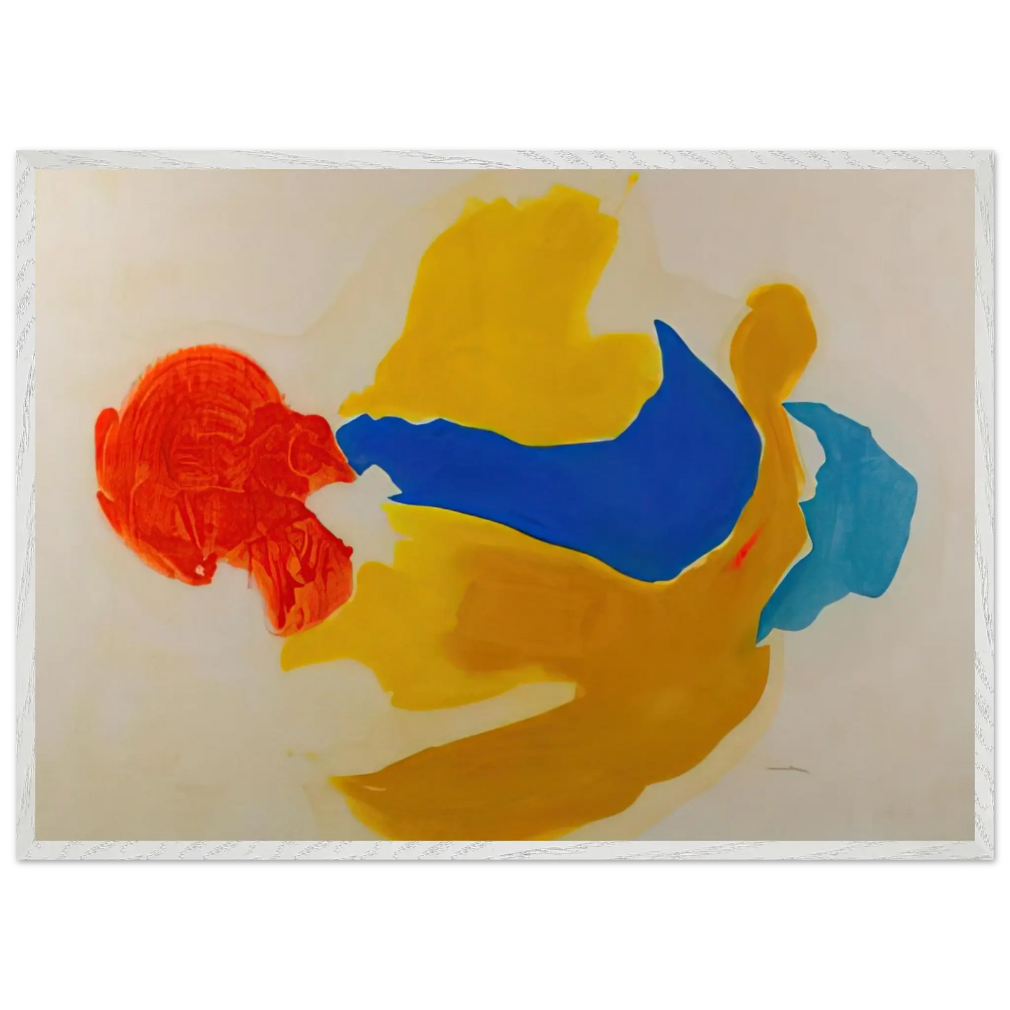 Helen Frankenthaler - Blue Jay - 1963  United States Wall art - 30x45 cm / 12x18 Inches - Fine Art Poster - -