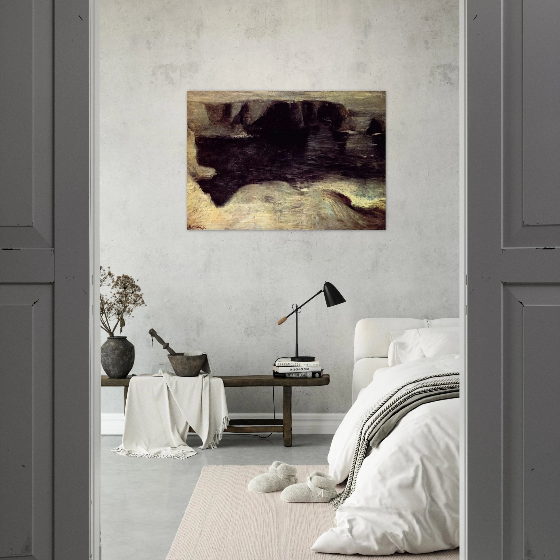 SEASCAPE AT GOULPHAR 1896 - Henri Matisse Brushed Aluminum Print - 70x100 cm / 28x40 inches | Henri Matisse Aluminum Print | Henri Matisse Prints