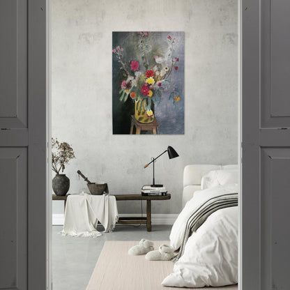BOUQUET OF MIXED FLOWERS 1917 - Henri Matisse Brushed Aluminum Print - 70x100 cm / 28x40 inches | Henri Matisse Aluminum Print | Henri Matisse Prints
