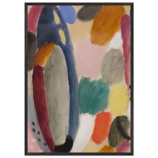 AUTUMN SOUND 1918 - Alexej von Jawlensky 70x100 cm / 28x40 inches Framed Art Print – Black Wooden Frame
