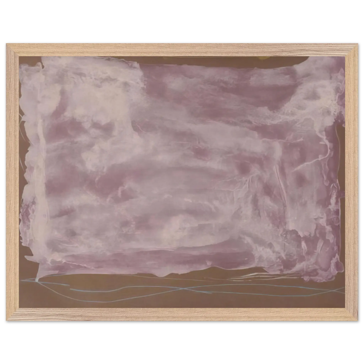 Helen Frankenthaler - Soho Dreams - 1987 Wall art - 15x20 cm / 6x8 Inches - Premium Wooden Framed Poster With Fine Art Paper - Wood frame