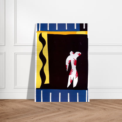 THE CLOWN 1943 - Henri Matisse Brushed Aluminum Print - 70x100 cm / 28x40 inches | Henri Matisse Aluminum Print | Henri Matisse Prints