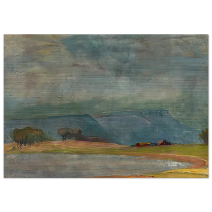 Dodge Ranch - Tonalism - Xavier Martinez Brushed Aluminum Print - 70x100 cm / 28x40 inches | Xavier Martinez Aluminum Print | Xavier Martinez Prints