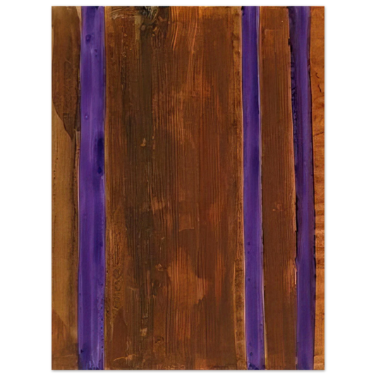 Gunther Forg - Untitled brownviolet - 2001  75x100 cm / 30x40inches Fine Art Poster